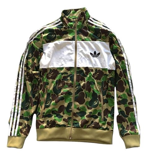 fake bape adidas track jacket|authentic Bape.